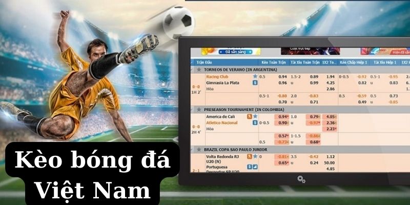 Thể loại cược bàn thắng kèo bóng đá Việt Nam